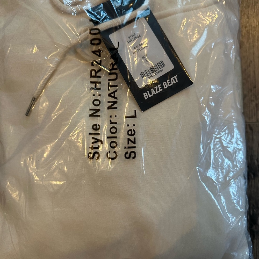 Natural Hoodie and matching sweatpants for Men